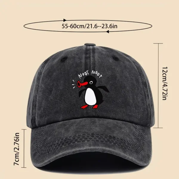 NOOT Baseball Cap - Unisex Pingu & Pinga Design