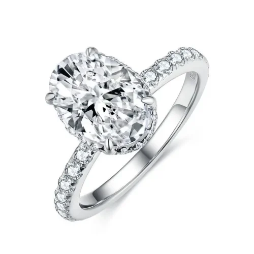 Bohemian Morganite 925 Silvery Ring