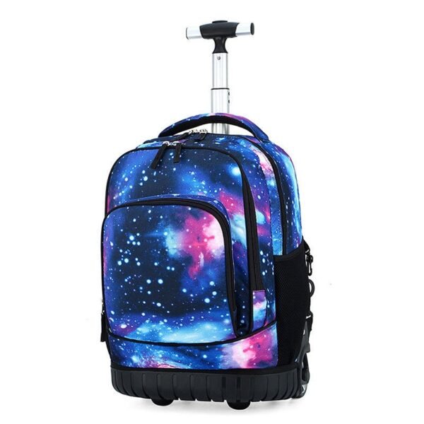 Large Capacity Boy School Bags Kids Backpack with Trolley