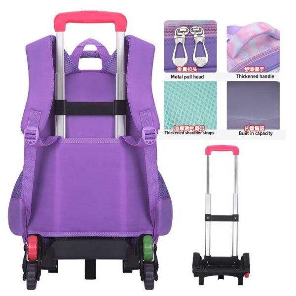 School Supplies Wholesale Mochila Girl Backpack Kids Trolley School Bag
