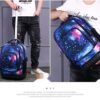 Large Capacity Boy School Bags Kids Backpack with Trolley