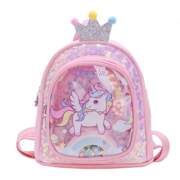 H3f1eb438587d4aeeabb0aba5d0c8e73c0.jpg Fashionable Unicorn Girl Korean Version School Backpack for Children
