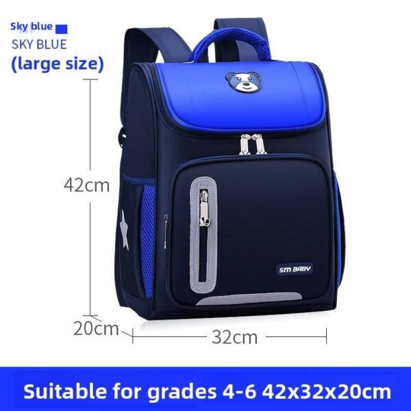 H3fefaee2e73a4be6aff6d13c38db1fddl.jpg Reflective Spine-Protection Schoolbag for Grades 1–6 – Boys & Girls