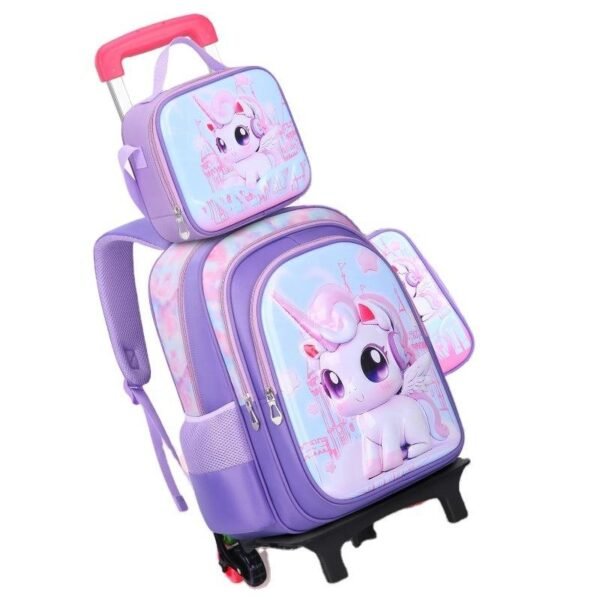 School Supplies Wholesale Mochila Girl Backpack Kids Trolley School Bag