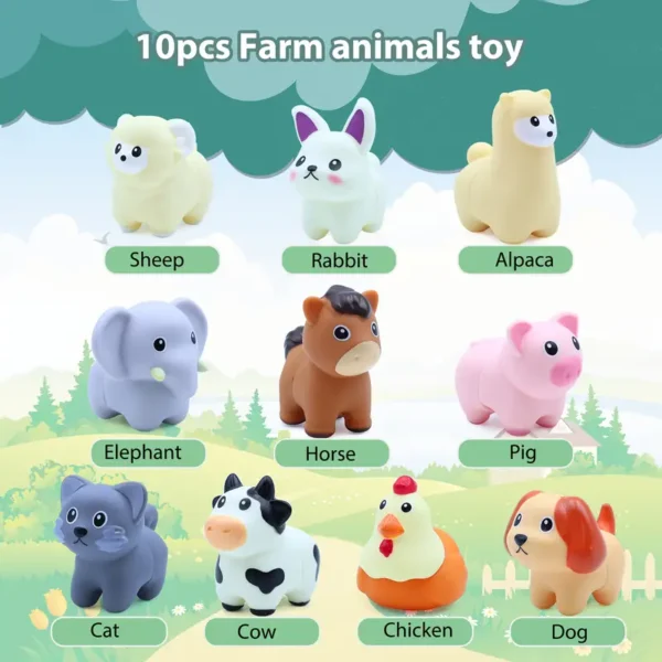 10pcs Fun Animal Set
