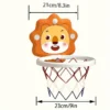 Cartoon Animal Basketball Hoop Set