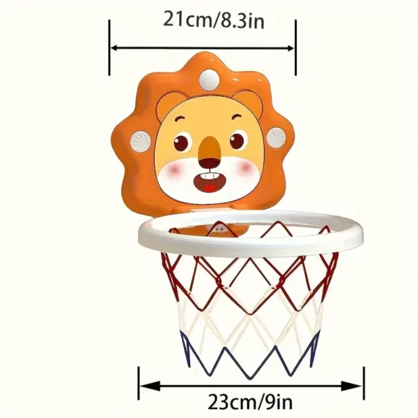 Cartoon Animal Basketball Hoop Set